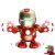 Tanzender Iron Man beleuchtet